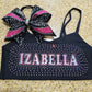 Rhinestone sports Bra