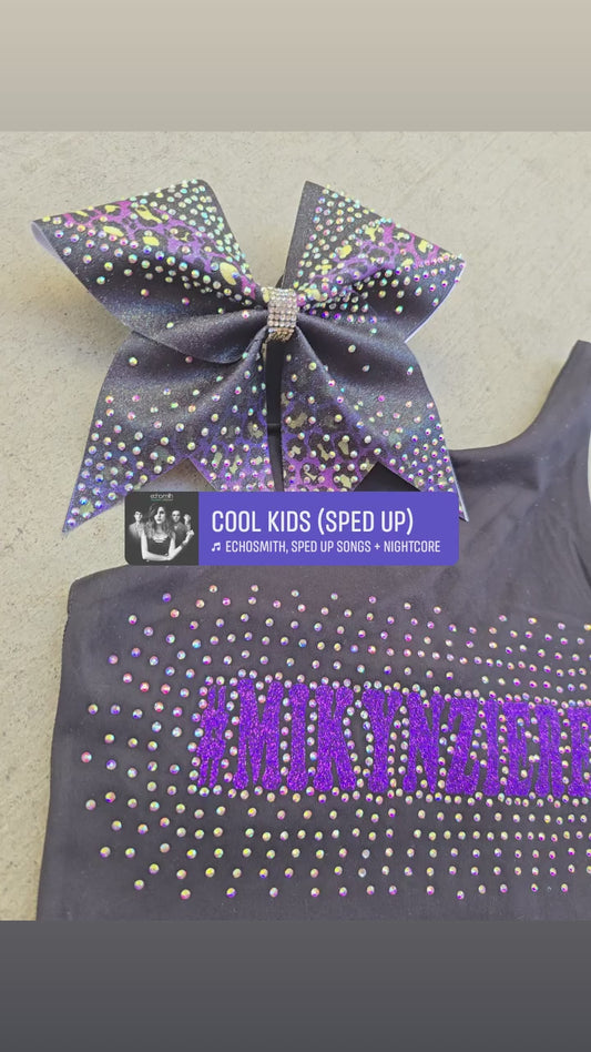 Rhinestone sports Bra